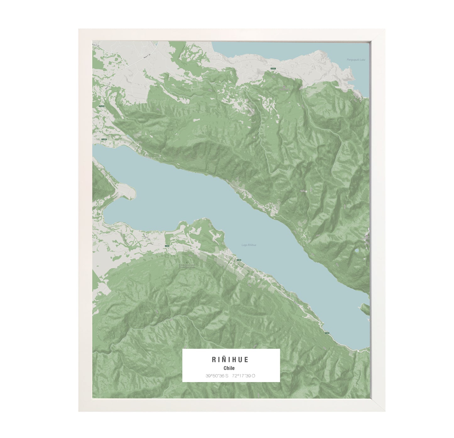 MAPA LAGO RIÑIHUE