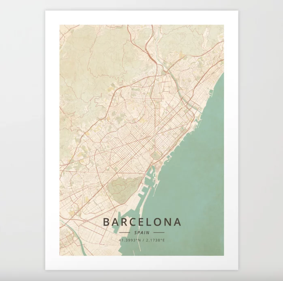 MAPA BARCELONA SERIE DIGITAL