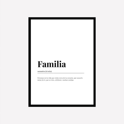 LAMINA FAMILIA PRE ORDER