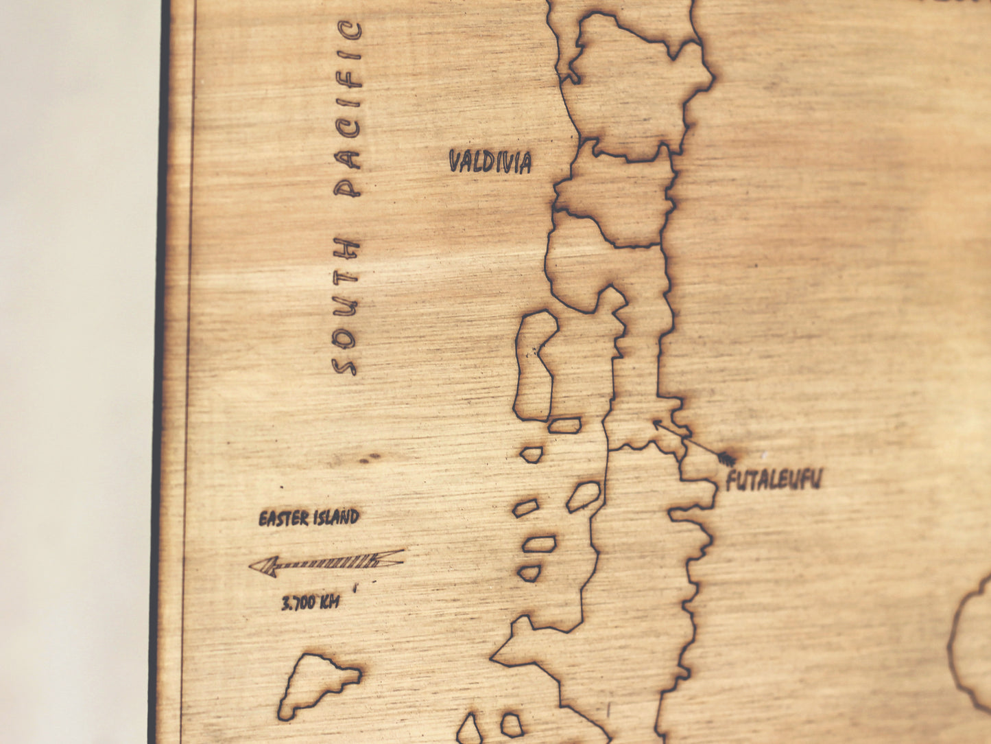 MAPA CHILE MADERA PRE ORDER
