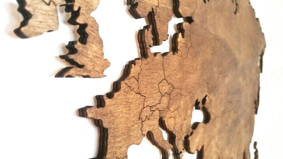 MAPA MADERA FONDO BLANCO A PEDIDO