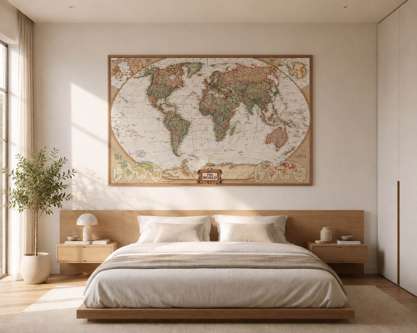 MAPA MUNDI SOBRE TELA XXL PRE ORDER