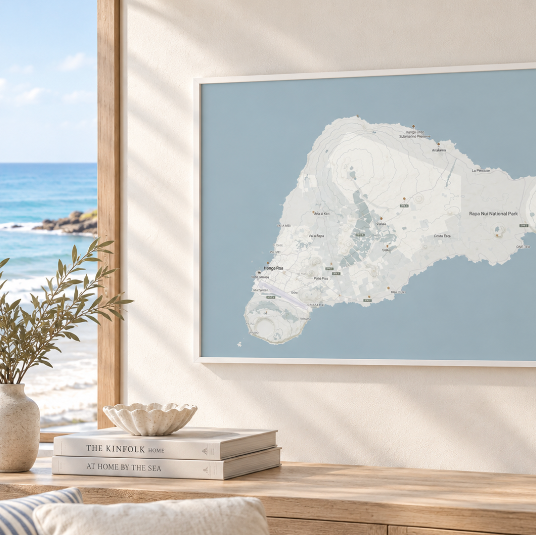MAPA RAPA NUI 40 X 60 CM