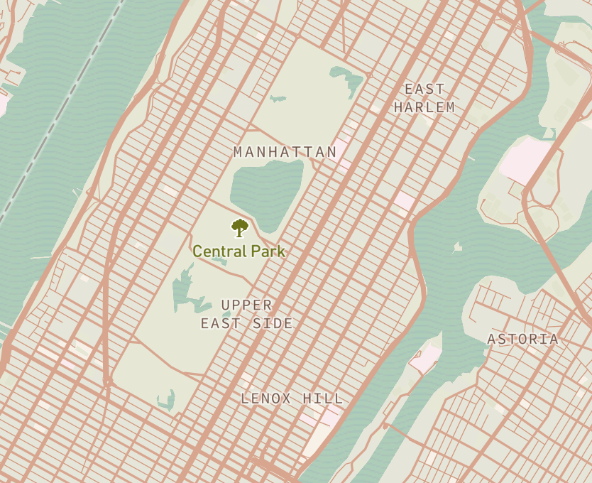 MAPA NEW YORK SERIE DIGITAL