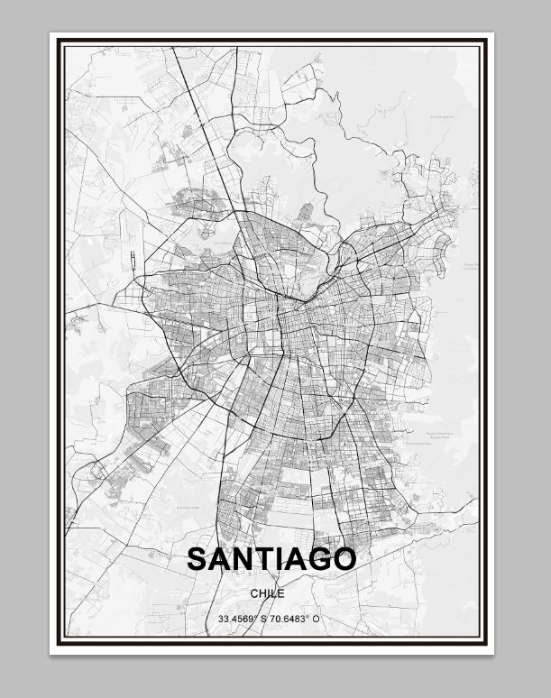 MAPA SANTIAGO