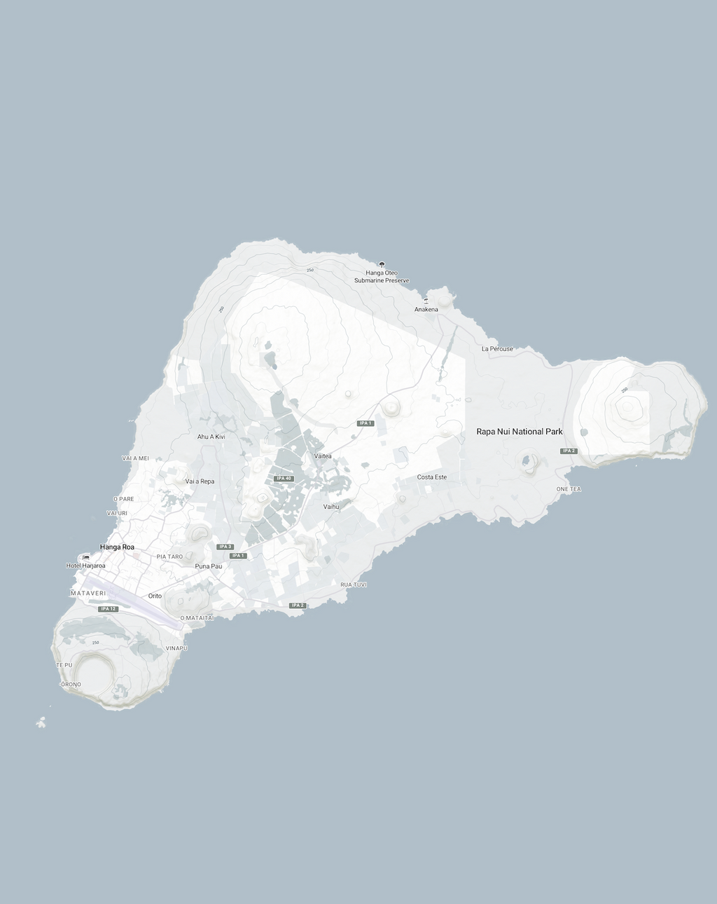 MAPA RAPA NUI 40 X 60 CM