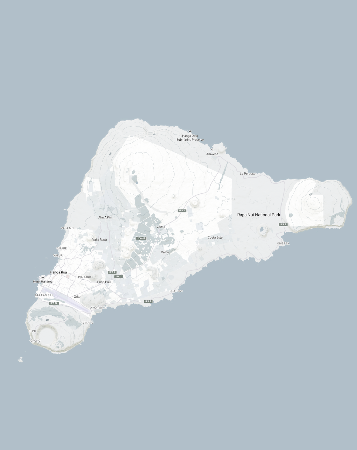 MAPA RAPA NUI 40 X 60 CM