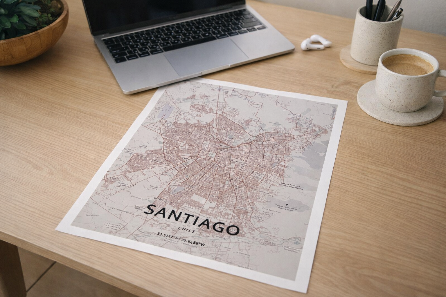 MAPA SANTIAGO