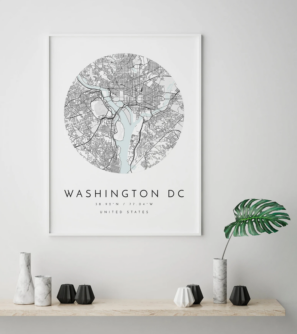 MAPA WASHINGTON DC