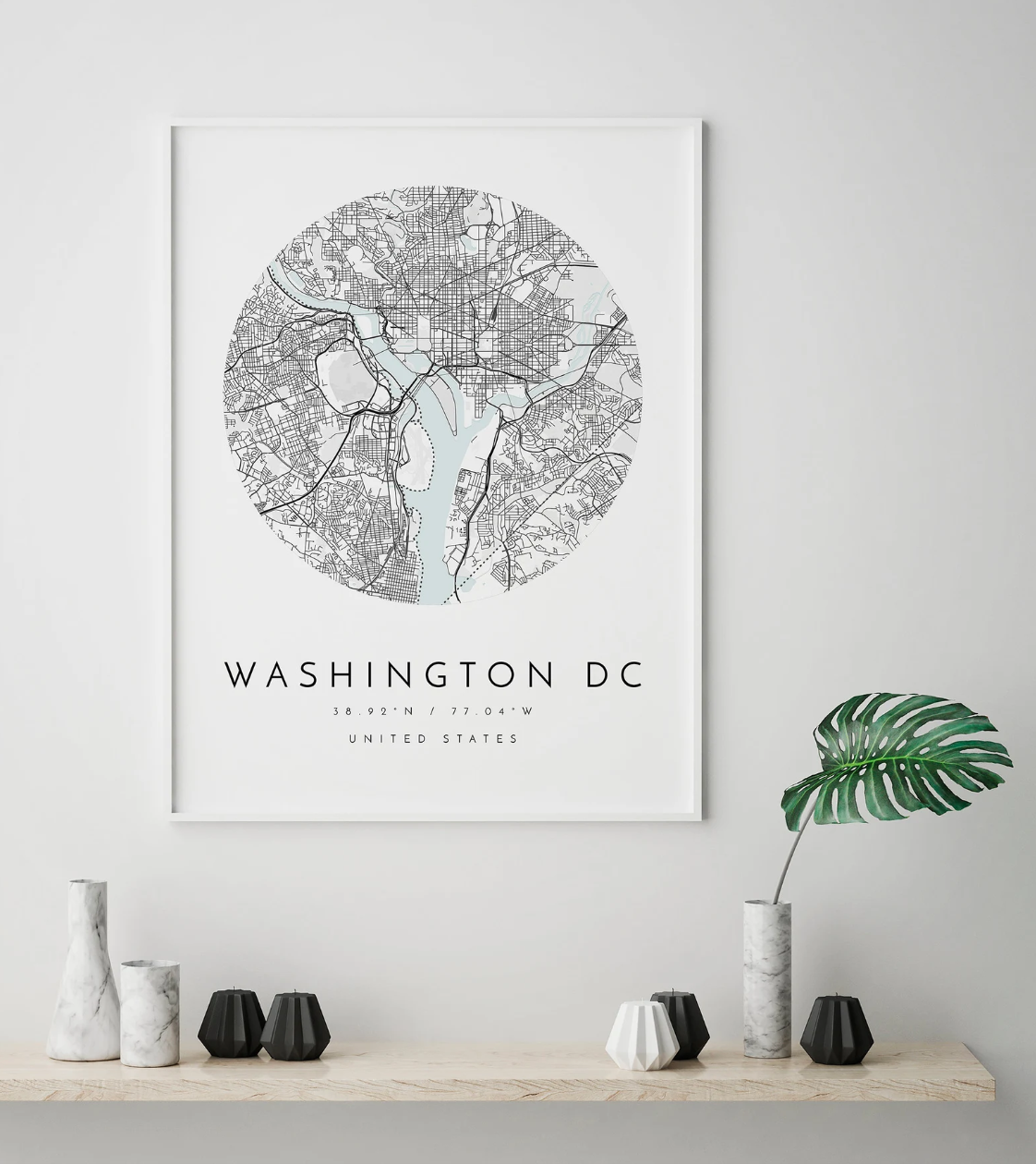 MAPA WASHINGTON DC