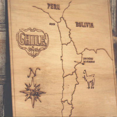 MAPA CHILE MADERA PRE ORDER