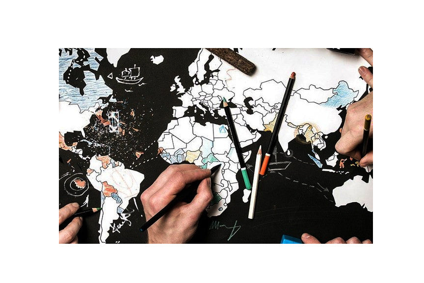 MAPA PARA COLOREAR DIGITAL – Mapa Viajero