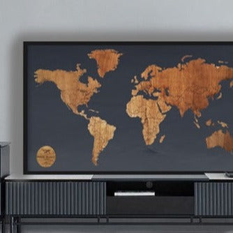 MAPA NEGRO GRAFITO A PEDIDO