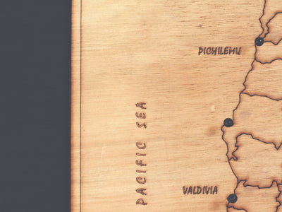 MAPA CHILE MADERA PRE ORDER