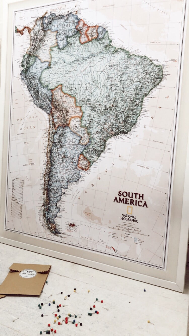 MAPA SUDAMERICA PRE ORDER