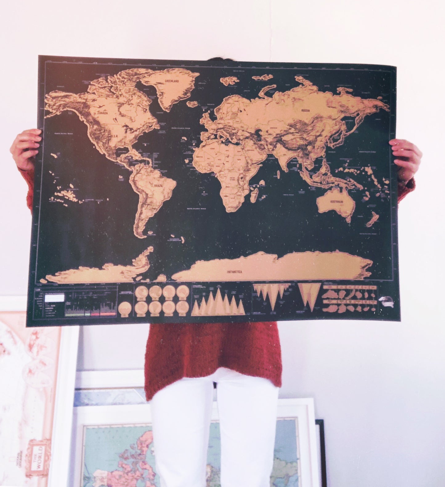 MAPA RASPABLE NEGRO DISPONIBLE