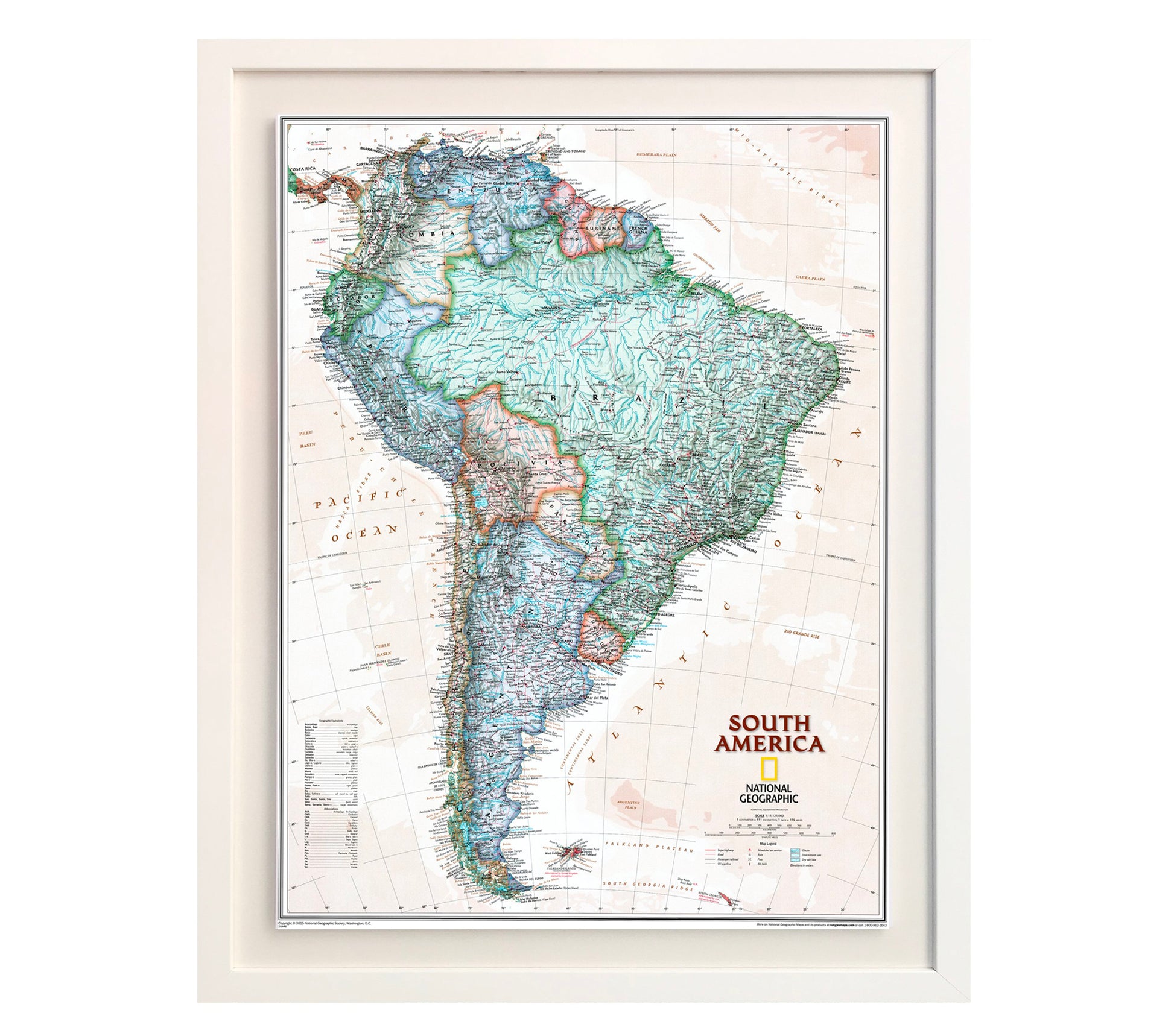 MAPA SUDAMERICA PRE ORDER